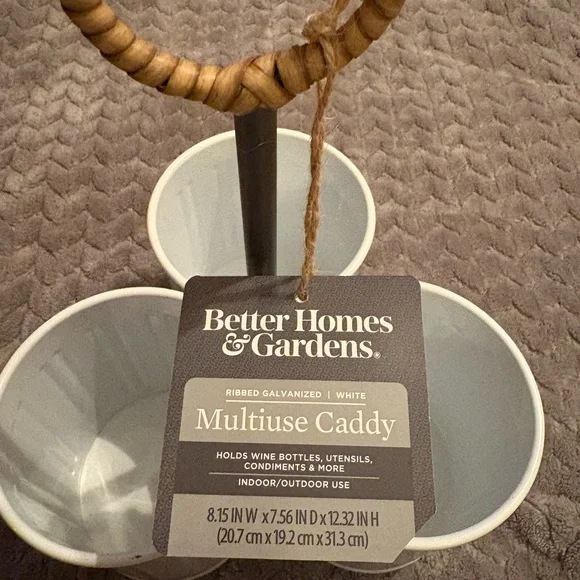 Better Homes And Gardens White Multiuse Caddy - Picture 2 of 4